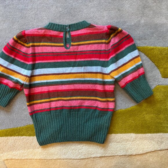 Rachel Antonoff Bijou Striped rainbow sweater - Picture 3 of 5